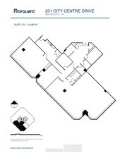 201 City Centre Dr, Mississauga, ON for lease Floor Plan- Image 1 of 1