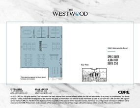 2441 Warrenville Rd, Lisle, IL à louer Plan d  tage- Image 1 de 2