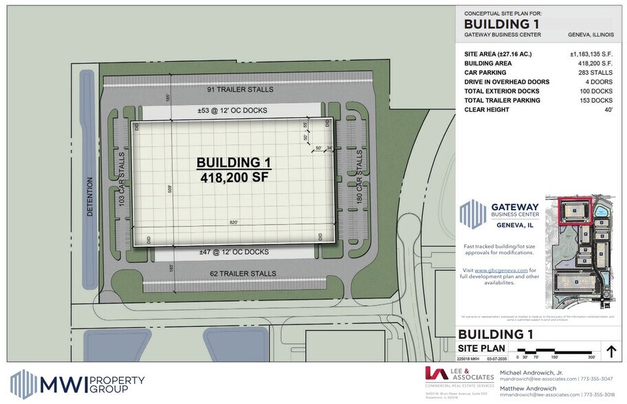 IL Route 38, Geneva, IL à vendre - Plan d’étage - Image 2 de 2
