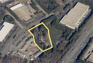 1100 Satellite Blvd, Suwanee, GA - Aérien  Vue de la carte