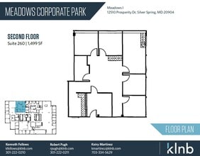 12510 Prosperity Dr, Silver Spring, MD à louer Plan d’étage- Image 1 de 1