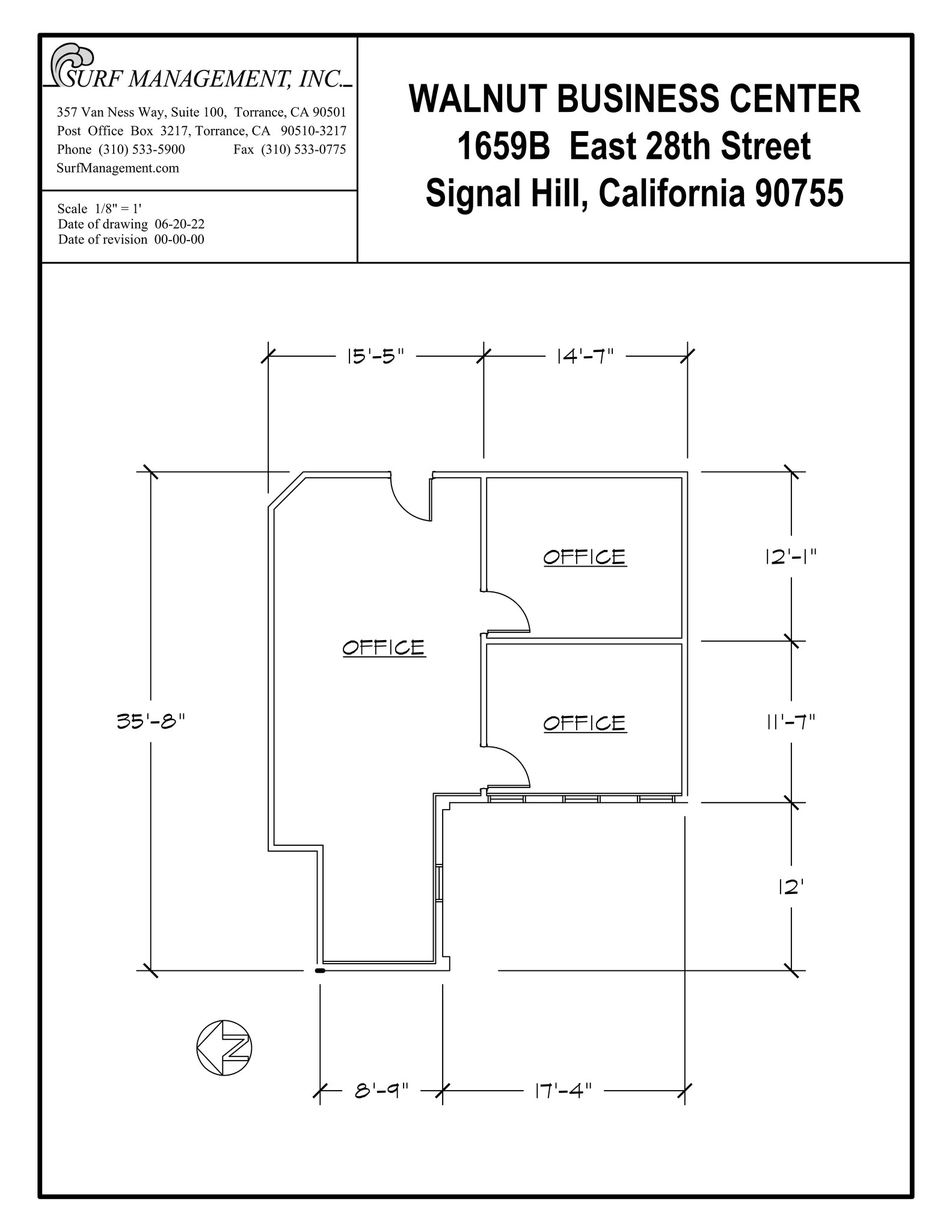 1653-1679 E 28th St, Signal Hill, CA à louer Plan de site- Image 1 de 8
