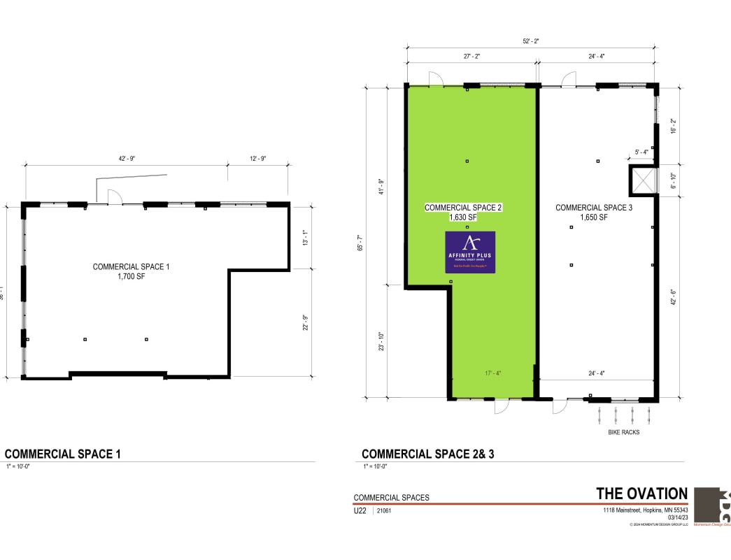 1118 Mainstreet, Hopkins, MN for lease Floor Plan- Image 1 of 1