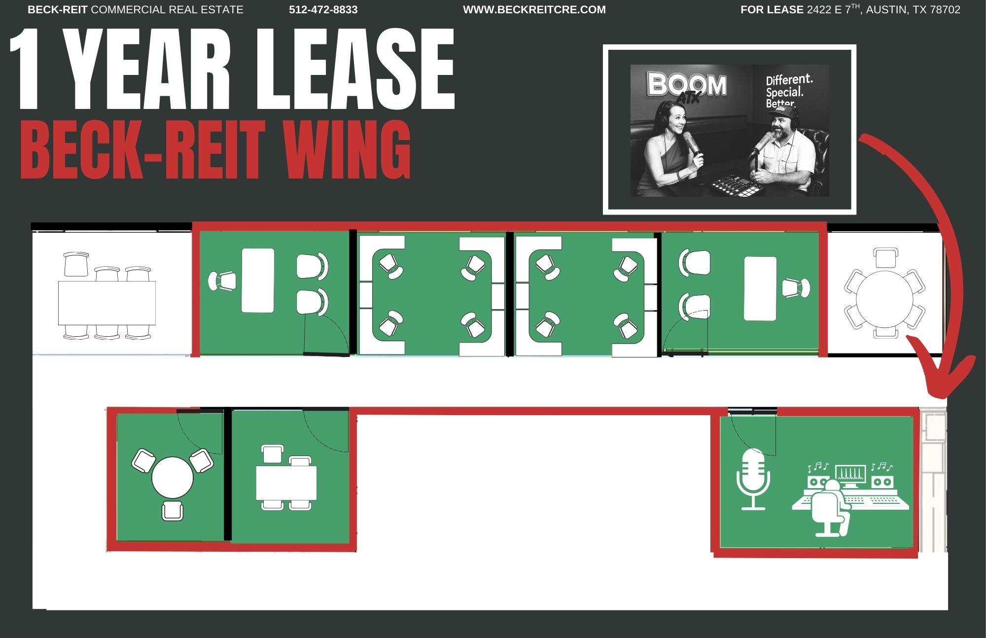 2422 E 7th St, Austin, TX à louer Plan d’étage- Image 1 de 26