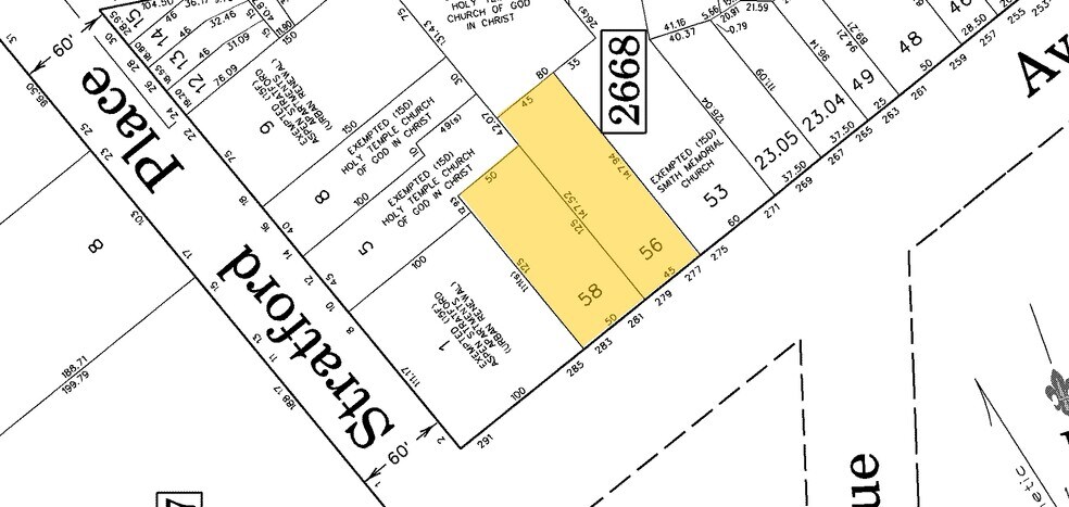 277 Clinton Ave, Newark, NJ à louer - Plan cadastral - Image 2 de 2