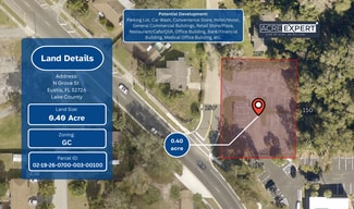 Plus de détails pour N Grove St, Eustis, FL - Terrain à vendre