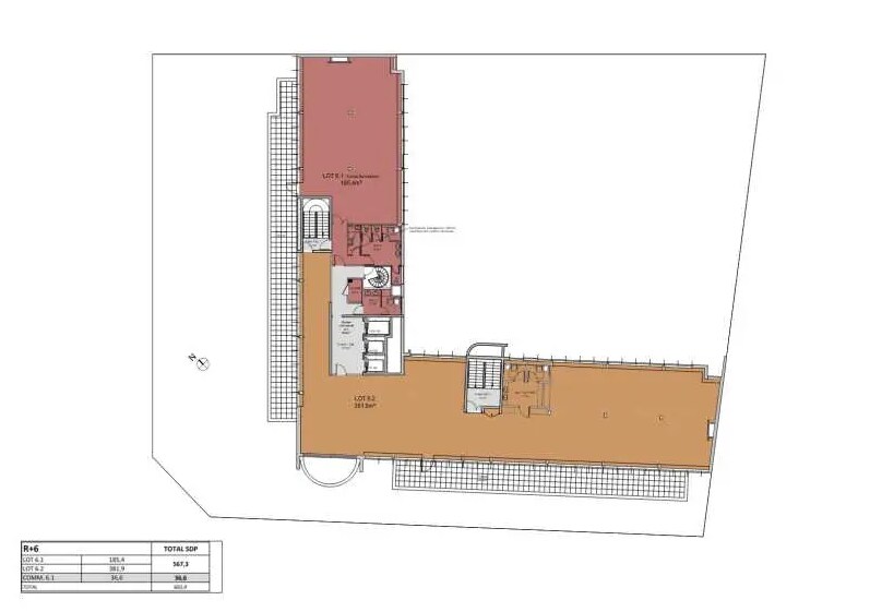 Bureau dans Ivry-sur-Seine à vendre Plan d’étage type- Image 1 de 1