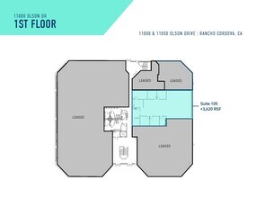 11000 Olson Dr, Rancho Cordova, CA for lease Floor Plan- Image 1 of 1