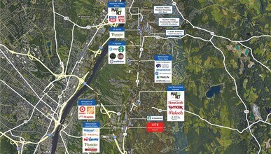 274 Troy Rd, Rensselaer, NY - Aerial  map view