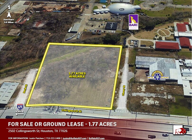 2502 Collingsworth St, Houston, TX à louer - Photo du bâtiment - Image 1 de 3