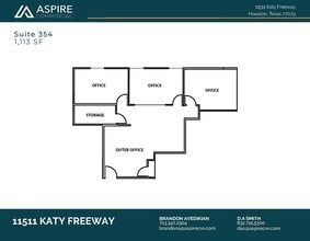 11511 Katy Fwy, Houston, TX for lease Floor Plan- Image 1 of 1