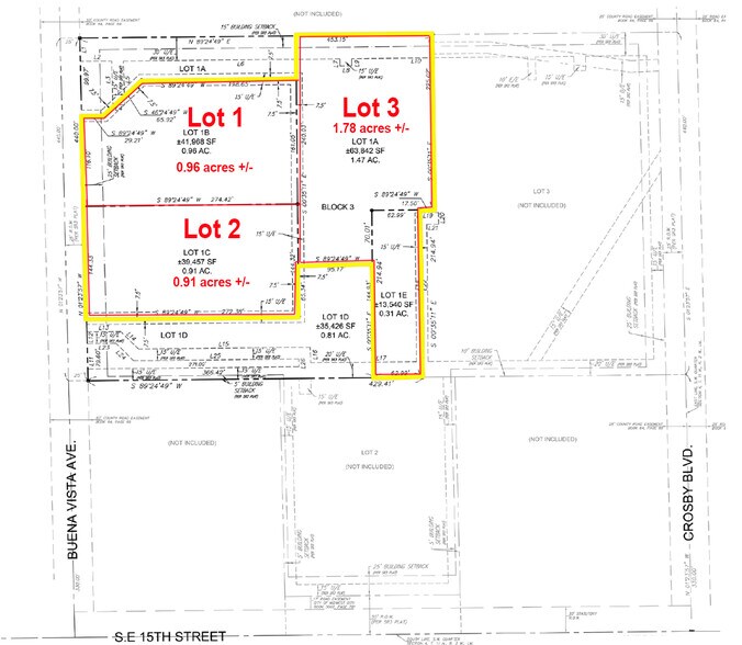 6025-6035 SE 15th St, Midwest City, OK à vendre - Plan de site - Image 2 de 2