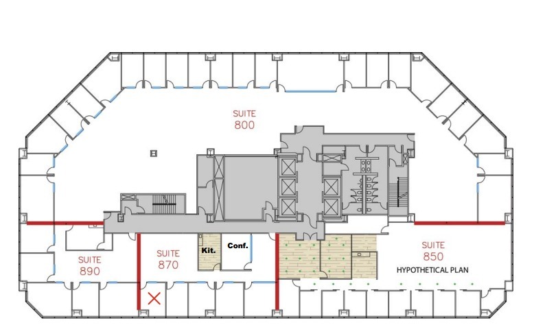 18100 Von Karman Ave, Irvine, CA for lease Floor Plan- Image 1 of 1