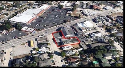 902 Soquel Ave, Santa Cruz, CA - AERIAL  map view
