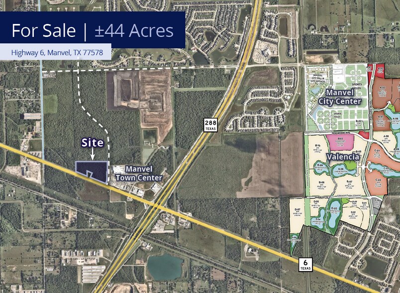 Hwy 6 & Hwy 288, Manvel, TX for sale - Building Photo - Image 1 of 11