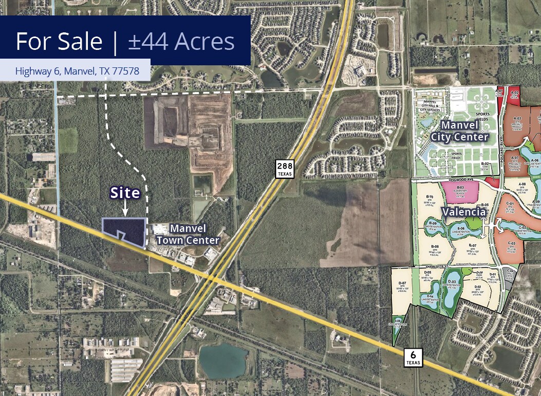 Hwy 6 & Hwy 288, Manvel, TX à vendre Photo du bâtiment- Image 1 de 12
