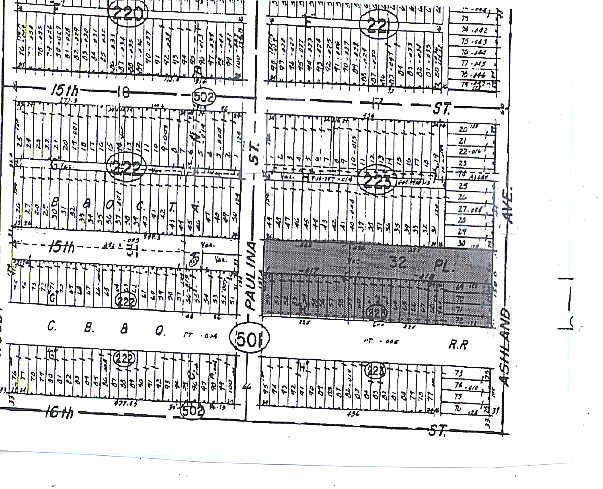 1540 S Ashland Ave, Chicago, IL for lease - Plat Map - Image 2 of 7