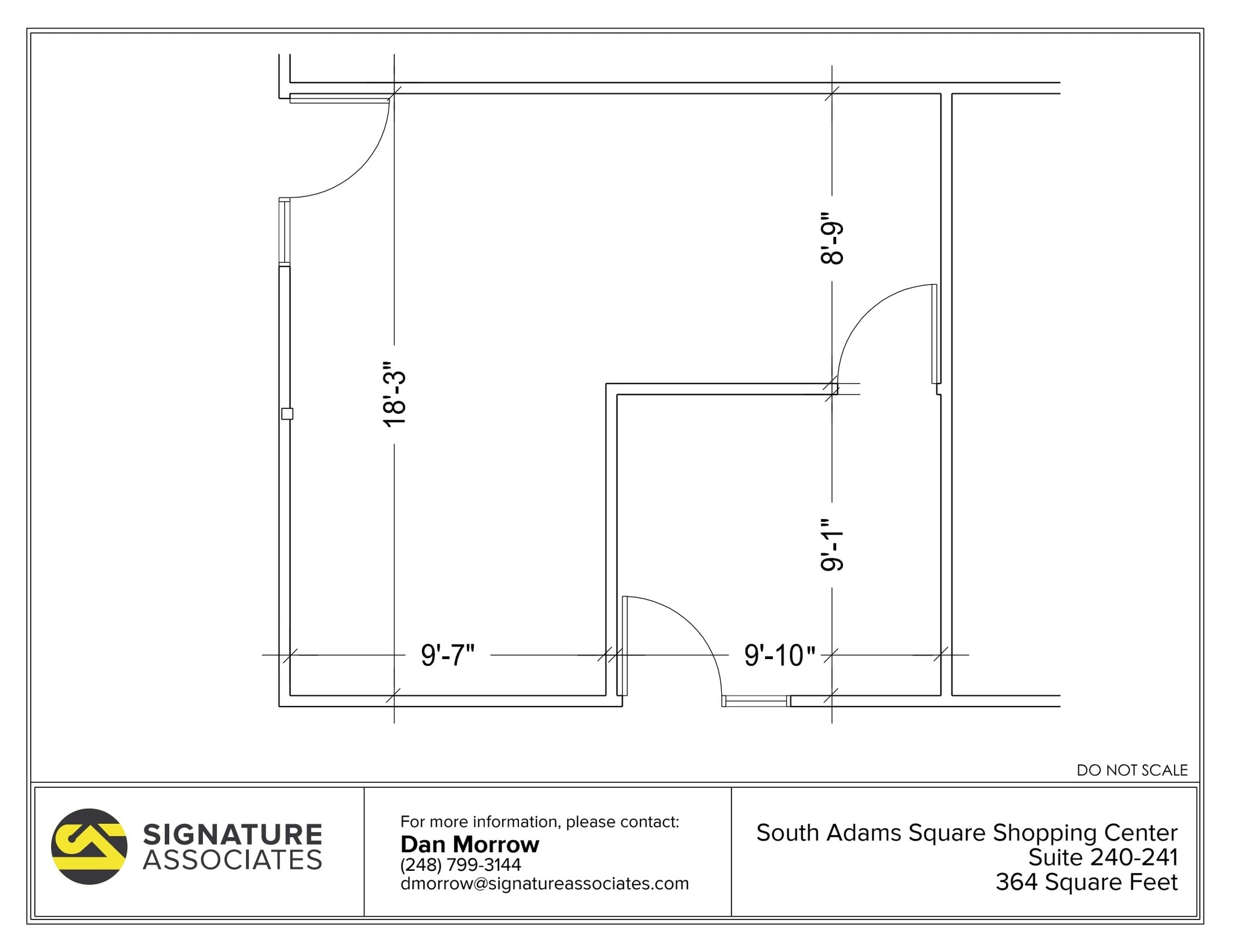 725 S Adams Rd, Birmingham, MI for lease Floor Plan- Image 1 of 1