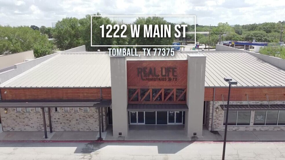 1222 W Main St, Tomball, TX à vendre - Vidéo sur l’inscription commerciale - Image 2 de 65