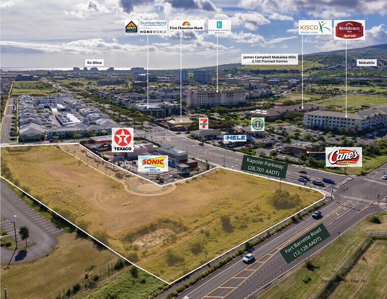Kapolei Parkway & Fort Barrette Rd, Honolulu, HI à vendre - Photo du bâtiment - Image 2 de 4