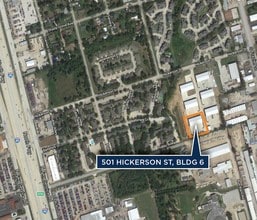 501 Hickerson St, Conroe, TX - Aerial  map view