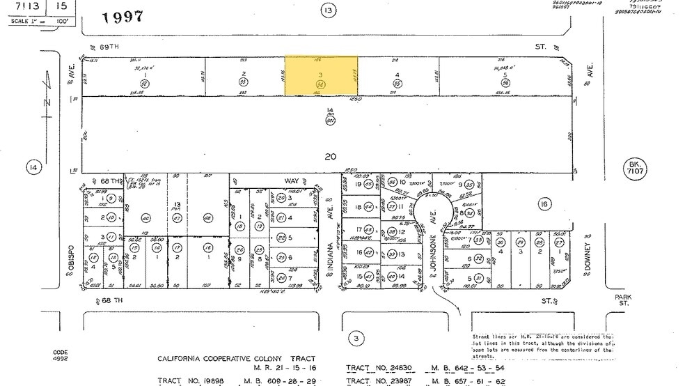 3350 E 69th St, Long Beach, CA for lease - Plat Map - Image 2 of 7