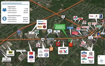 9449 State Route 14, Streetsboro, OH - Aérien  Vue de la carte