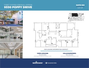 9330 Poppy Dr, Dallas, TX for lease Floor Plan- Image 1 of 1