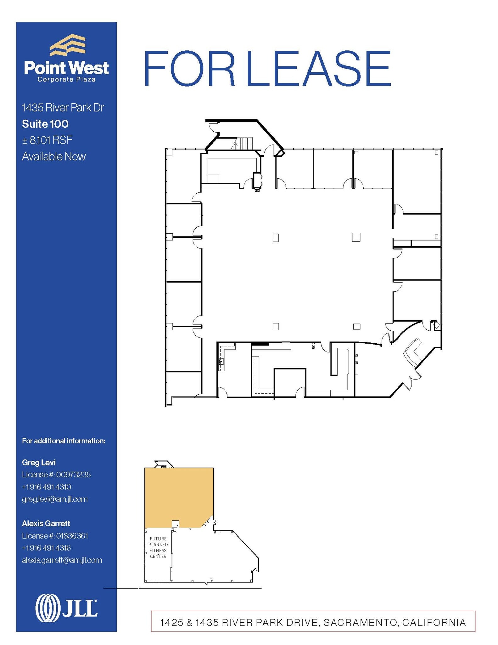 1435 River Park Dr, Sacramento, CA for lease Floor Plan- Image 1 of 1