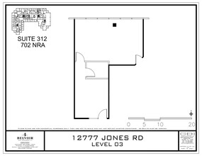 12777 Jones Rd, Houston, TX à louer Plan de site- Image 1 de 2