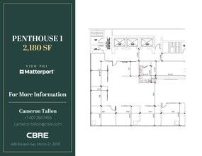 848 Brickell, Miami, FL à louer Plan de site- Image 1 de 7
