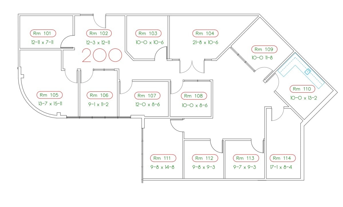 1845 Precinct Line Rd, Hurst, TX à louer Plan d’étage- Image 1 de 1