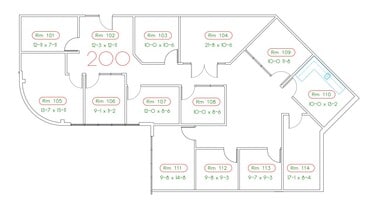 1845 Precinct Line Rd, Hurst, TX à louer Plan d’étage- Image 1 de 1
