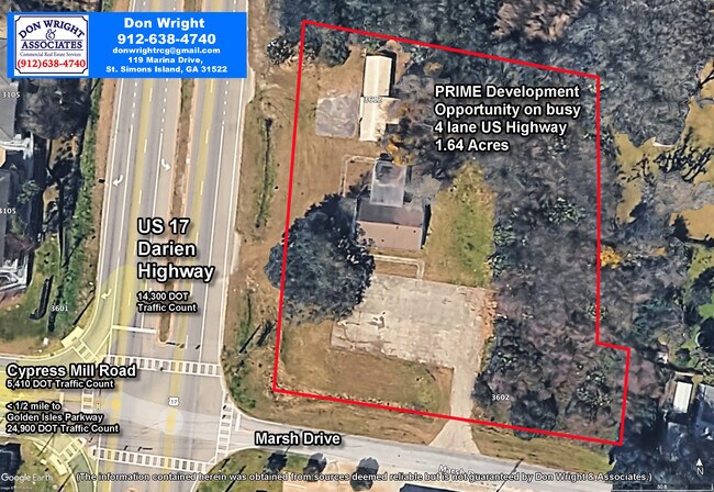 More details for 3610 Darien Hwy, Brunswick, GA - Retail for Sale