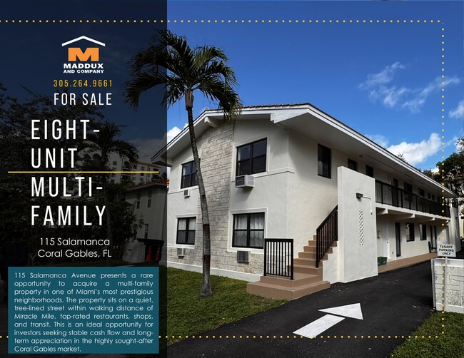 More details for 115 Salamanca Ave, Coral Gables, FL - Multifamily for Sale