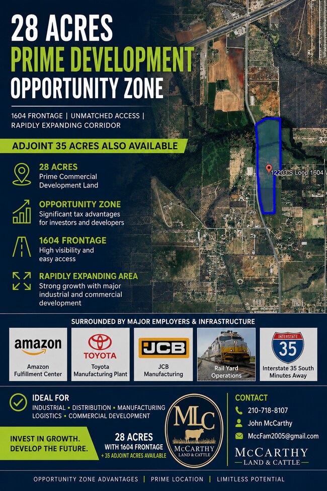 Plus de détails pour 12203 Loop 1604 W, Von Ormy, TX - Terrain à vendre