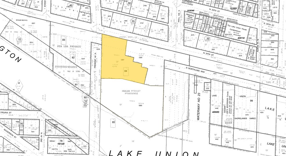 701 N 34th St, Seattle, WA à louer - Plan cadastral - Image 3 de 26