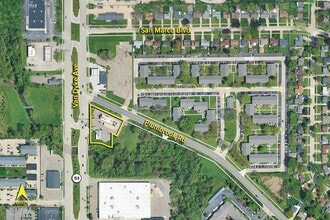 39540 Van Dyke Ave, Sterling Heights, MI - Aérien  Vue de la carte
