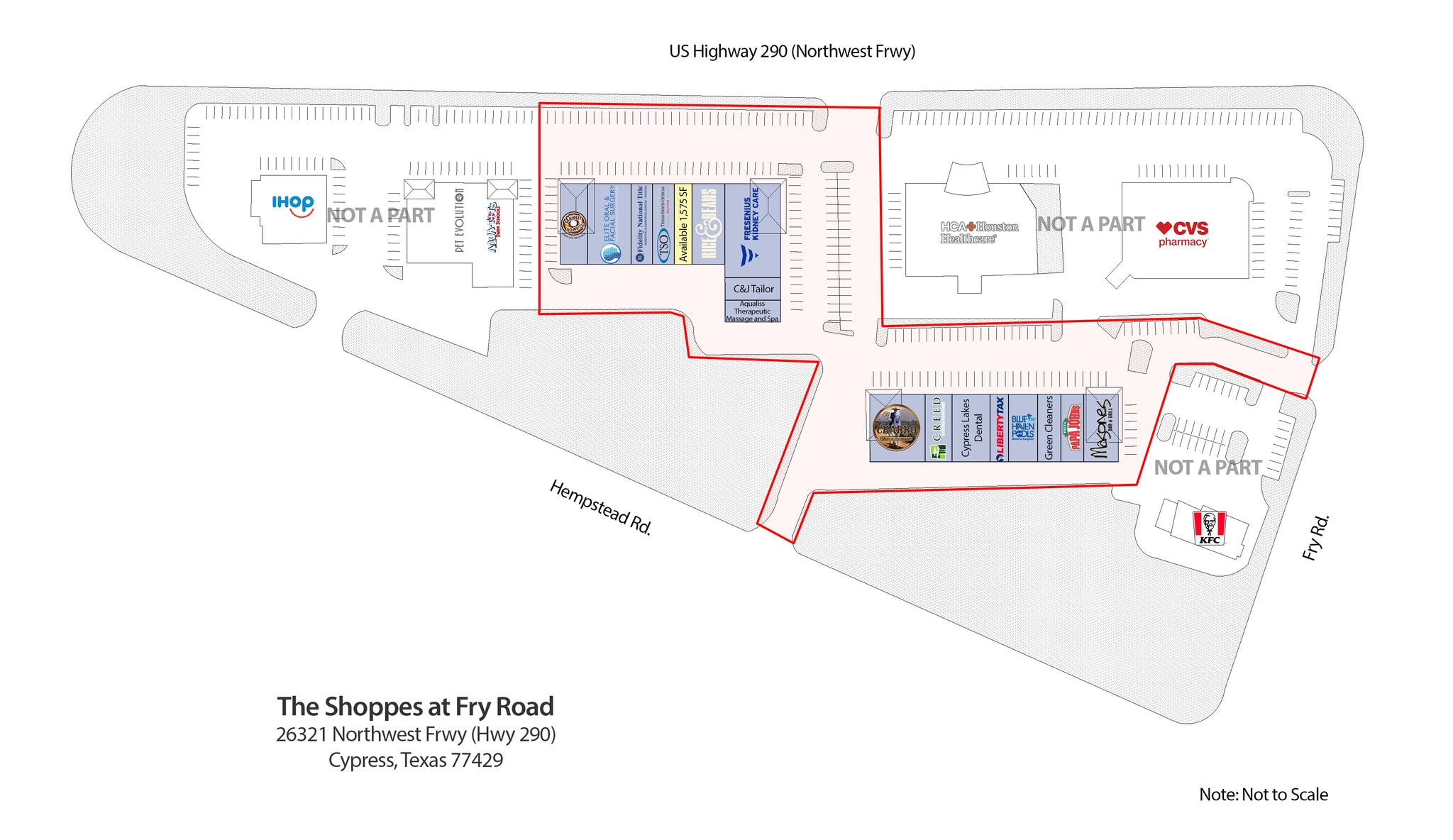 26321 Northwest Fwy, Cypress, TX for lease Site Plan- Image 1 of 1