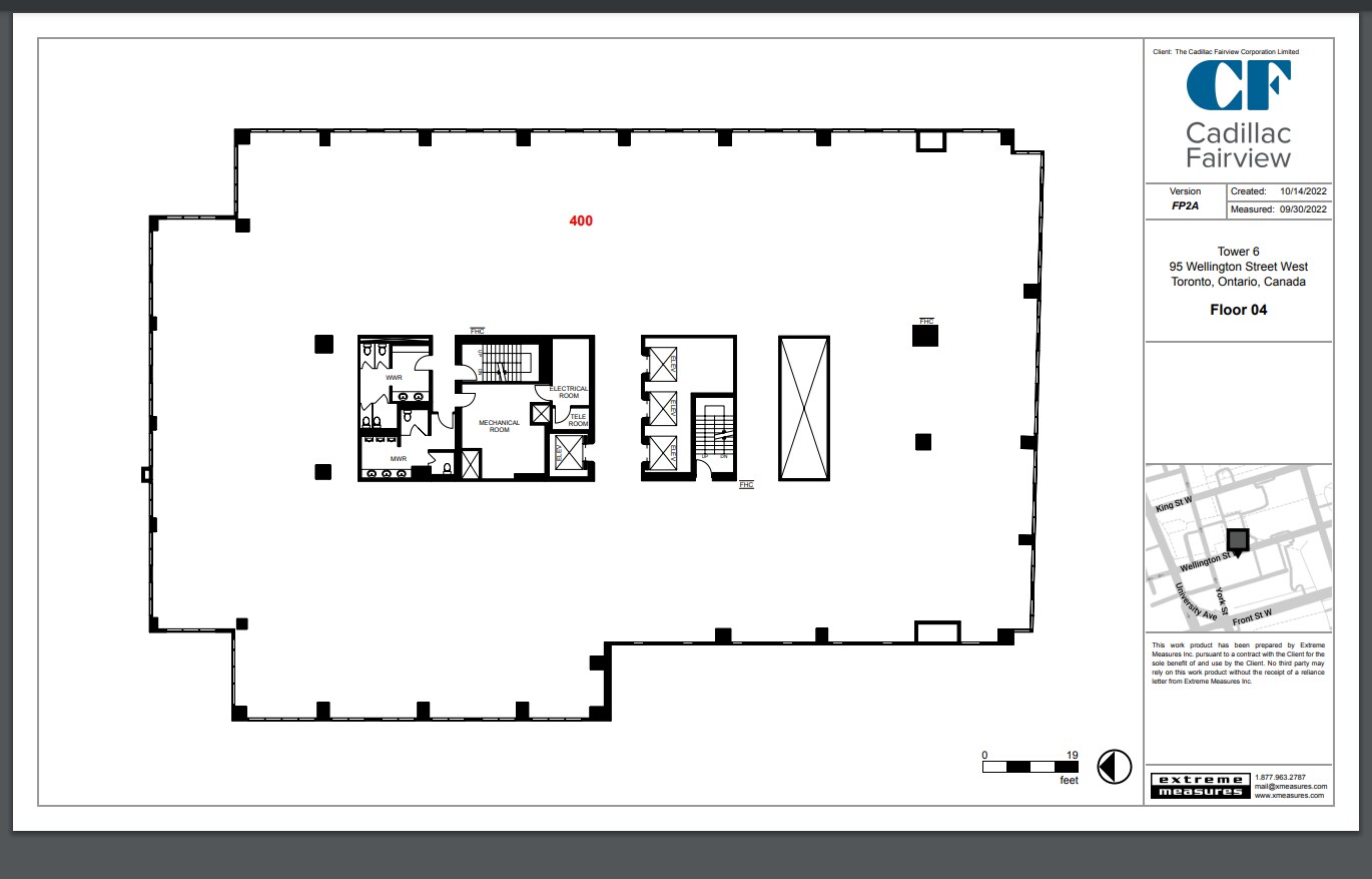 95 Wellington St W, Toronto, ON for lease Floor Plan- Image 1 of 1