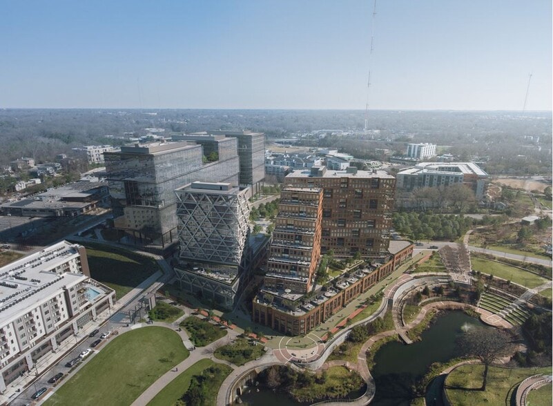 405 N Angier Ave NE, Atlanta, GA for lease - Aerial - Image 2 of 5