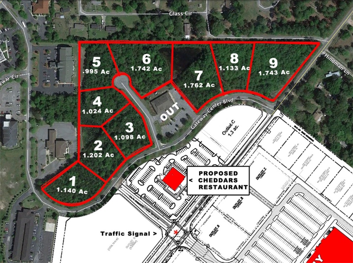 491 Gateway Center Blvd, Brunswick, GA à vendre - Plan de site - Image 2 de 3