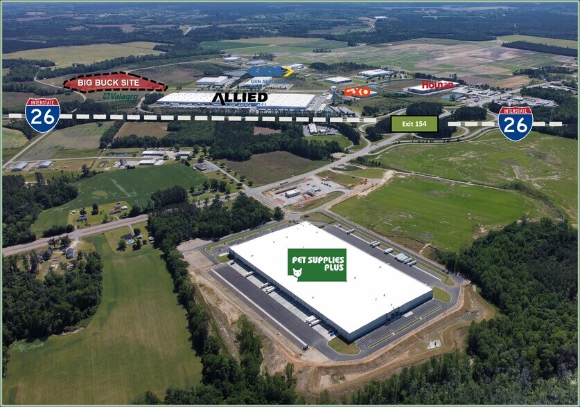 000 Millennium Dr, Orangeburg, SC à vendre - Aérien - Image 3 de 4