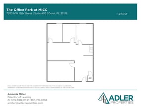 1200 NW 78th Ave, Doral, FL à louer Plan d’étage- Image 1 de 1
