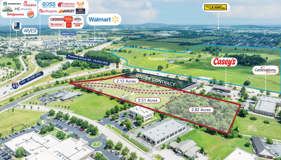 2821 W Pleasant Grove Rd, Rogers, AR for sale - Primary Photo - Image 1 of 7