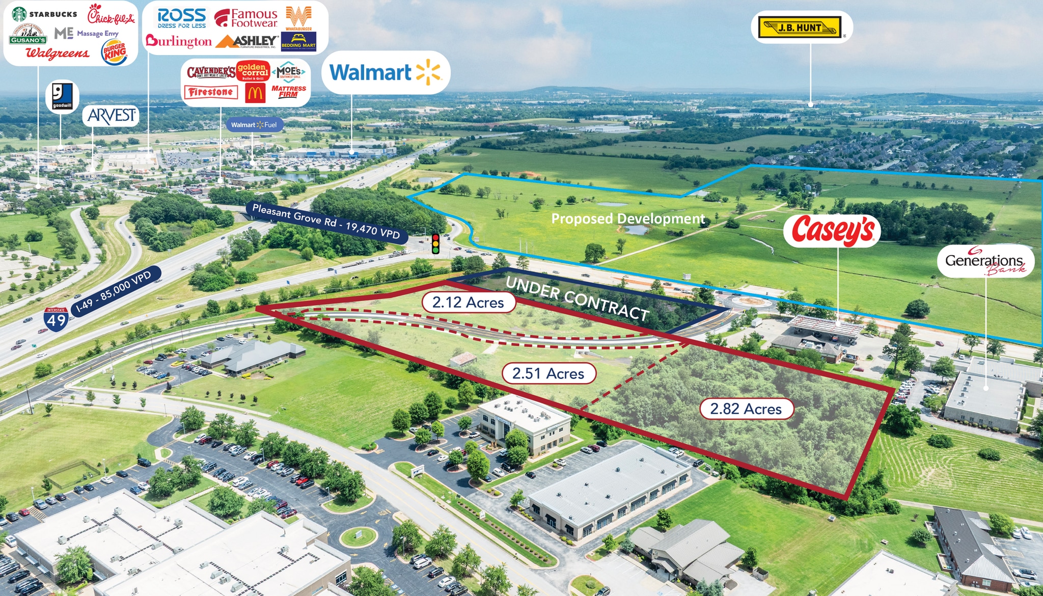 2821 W Pleasant Grove Rd, Rogers, AR à vendre Photo principale- Image 1 de 8