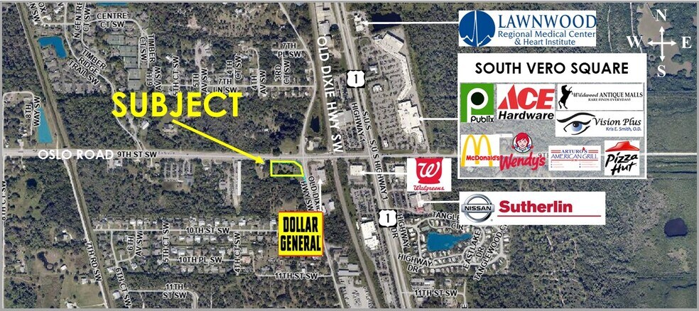915 Old Dixie Hwy SW, Vero Beach, FL à vendre - Photo du bâtiment - Image 2 de 5