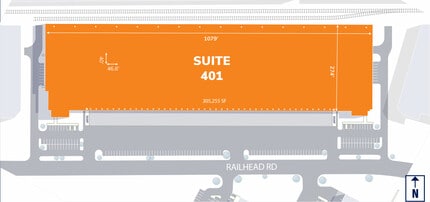 401-441 Railhead Rd, Fort Worth, TX à louer Plan de site- Image 2 de 2