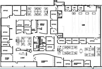 172 Middlesex Tpke, Bedford, MA for lease Floor Plan- Image 1 of 2