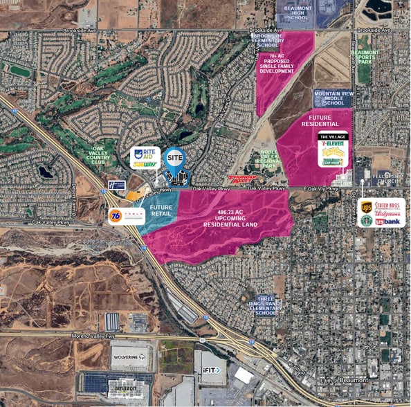 NWC Oak Valley Pkwy & Oak View Dr, Beaumont, CA for lease - Building Photo - Image 2 of 4